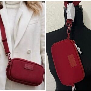 NEW Dagne Dover Crimson Calab with Sephora Burgundy Crossbody Limited Addition